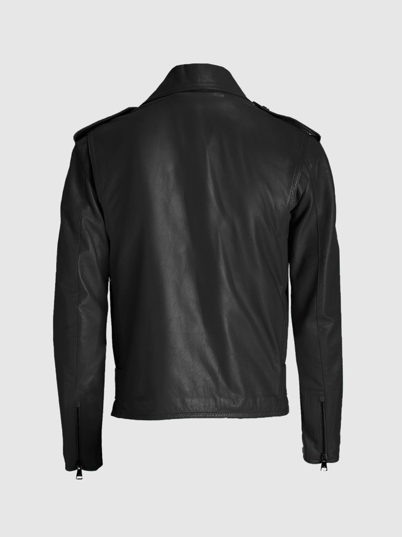 Eloura Women's Black Biker Jacket - Image 2