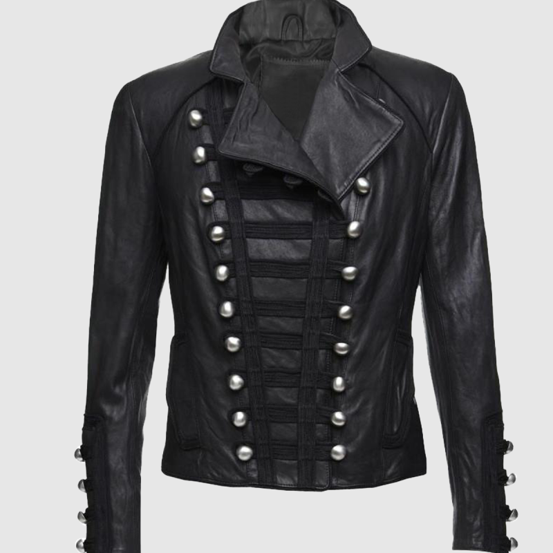 Nerida Women's Black Studded Jacket
