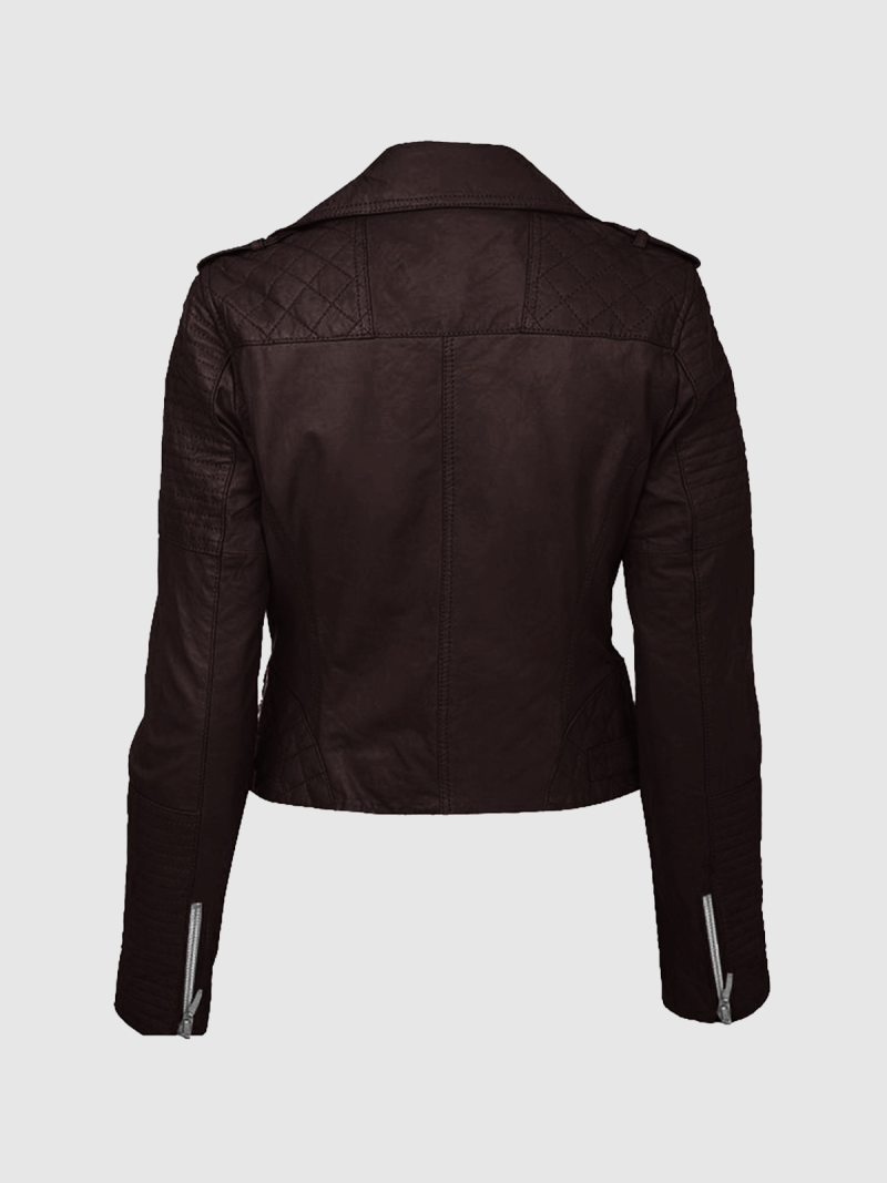 Sorella Women's Brown Leather Jacket - Image 2