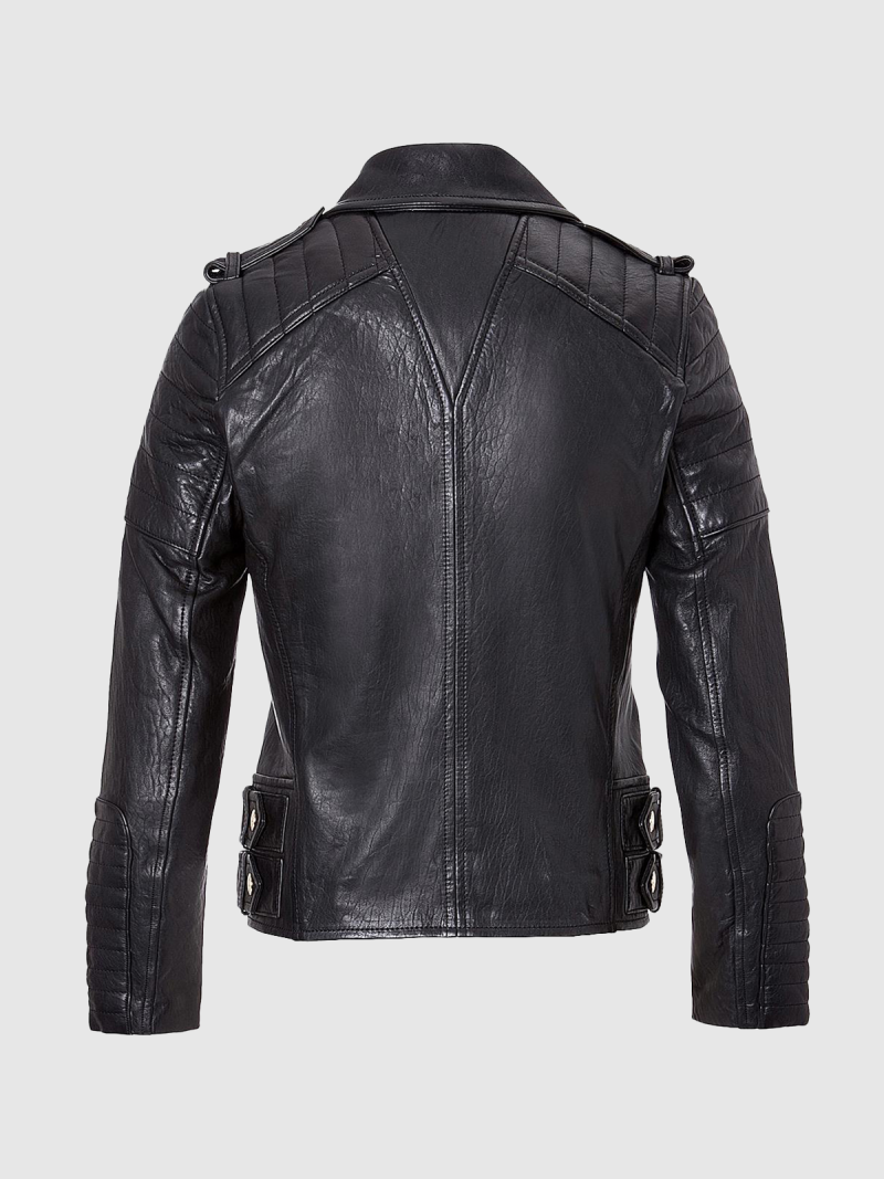 Valesse Women's Leather Motorcycle Jacket - Image 2