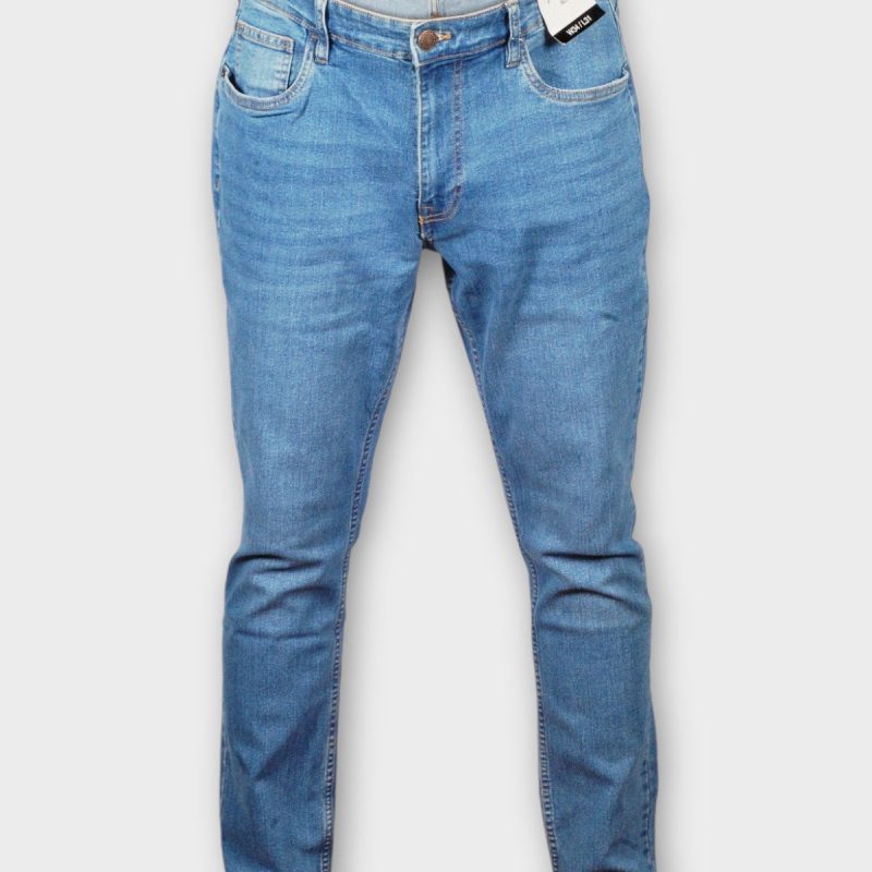 Slim Fit Men's Sky Blue Jeans