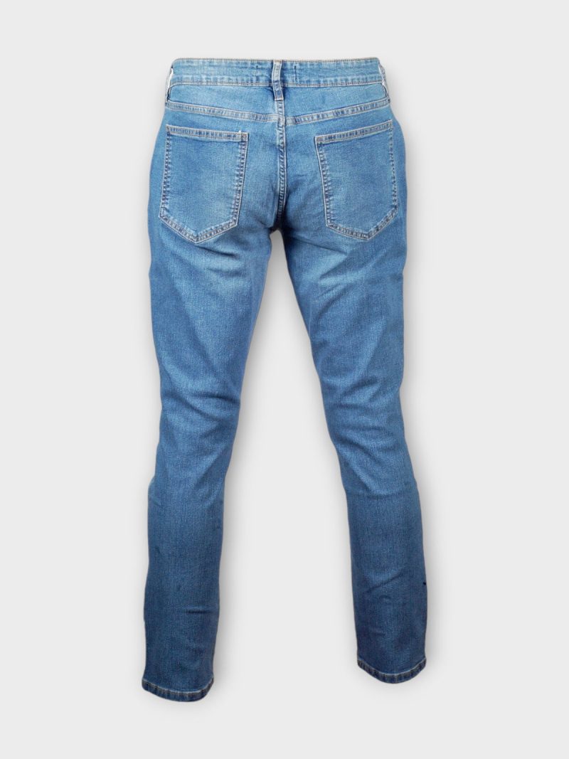 Slim Fit Men's Sky Blue Jeans - Image 3